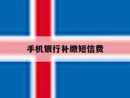 手机银行补缴短信费