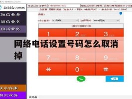 网络电话设置号码怎么取消掉