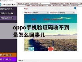 oppo手机验证码收不到是怎么回事儿
