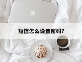 短信怎么设置密码?