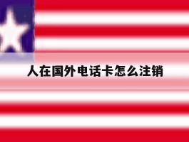 人在国外电话卡怎么注销