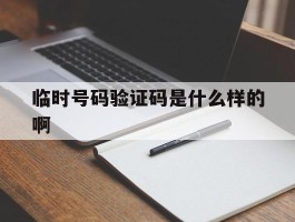 临时号码验证码是什么样的啊