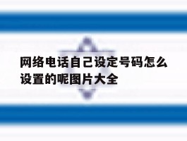 网络电话自己设定号码怎么设置的呢图片大全的简单介绍