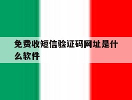 免费收短信验证码网址是什么软件