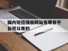 国内短信接收网站有哪些平台可以用的