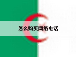 怎么购买网络电话